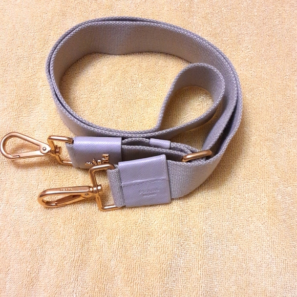 Prada crossbody shoulder straps replacement Unisex Saffino leather - Picture 9 of 12